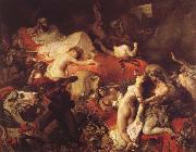 Eugene Delacroix Sardanapalus-dod oil painting artist